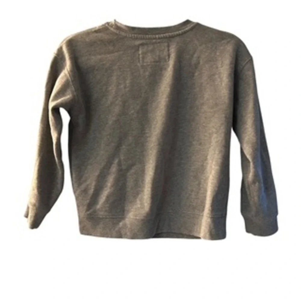 Rolling Stones Sweatshirt Graphic Band Tee Heather Gray‎ Crew Neck